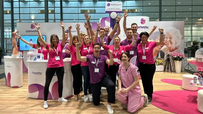 Convatec Messestand auf dem Deutschen Wundkongress Bremen 2023